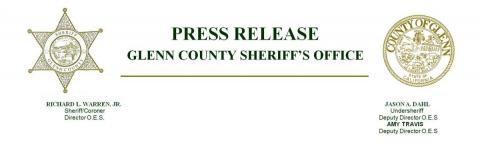Glenn County Sheriff's Office Press Release